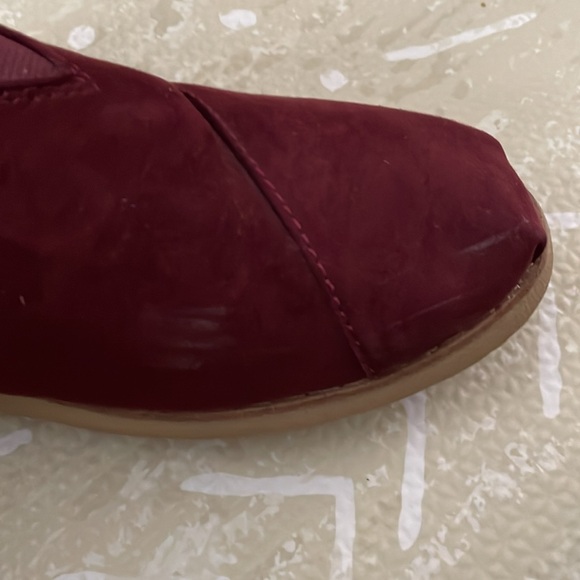 Burgundy TOMS - Picture 4 of 6